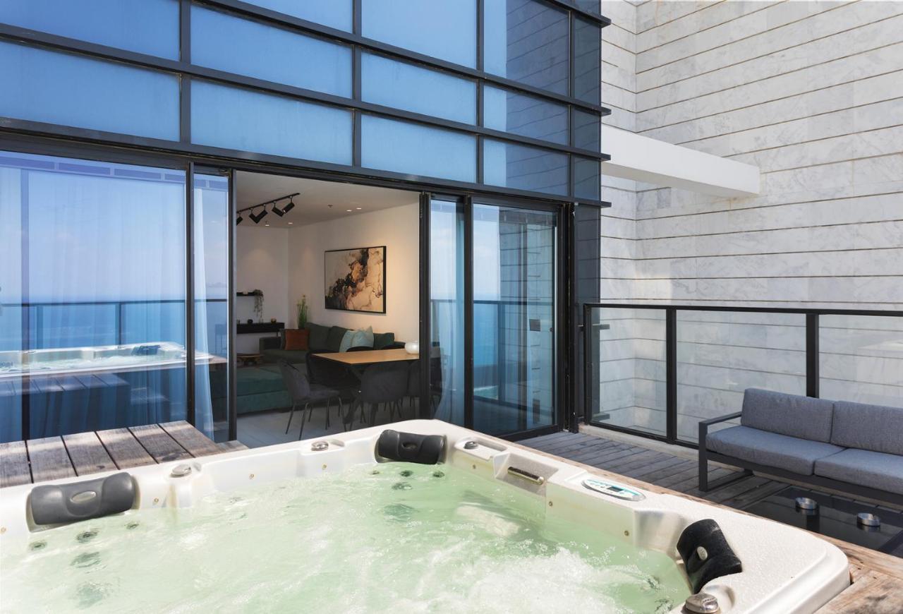 巴特亚姆Yalarent Sea-Breeze Penthouse With Jacuzzi公寓 外观 照片