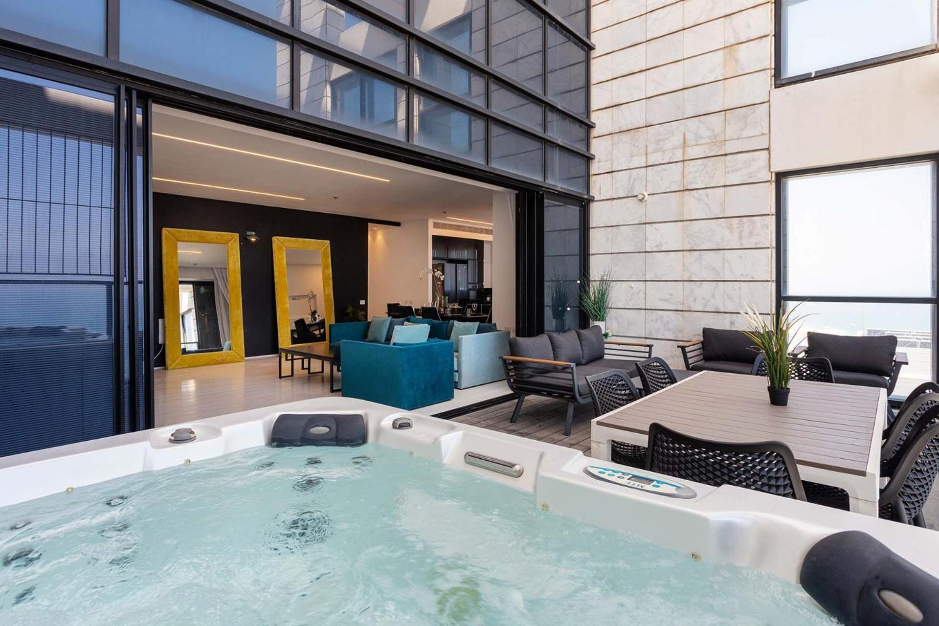 巴特亚姆Yalarent Sea-Breeze Penthouse With Jacuzzi公寓 外观 照片