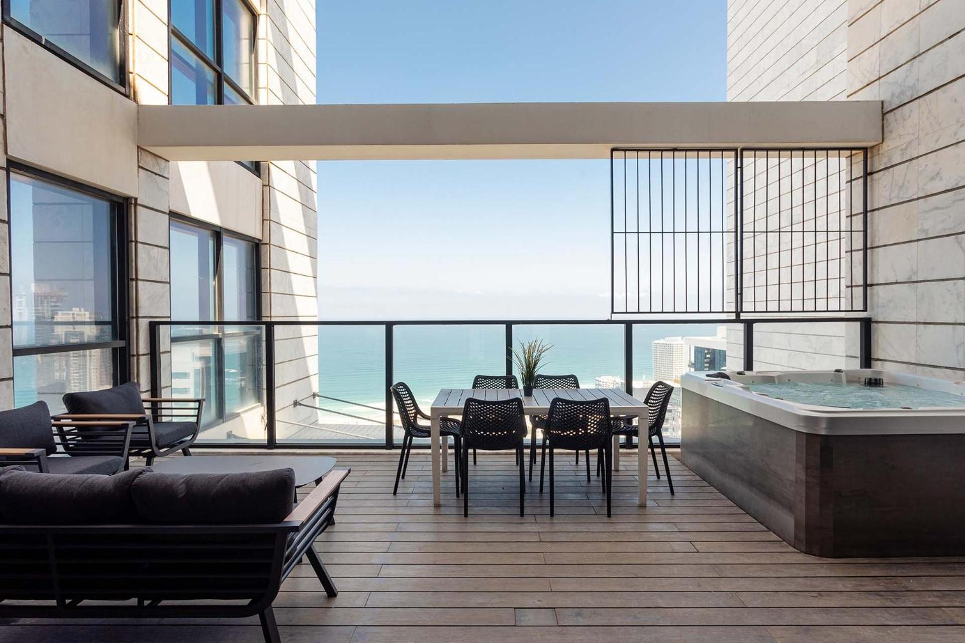 巴特亚姆Yalarent Sea-Breeze Penthouse With Jacuzzi公寓 外观 照片